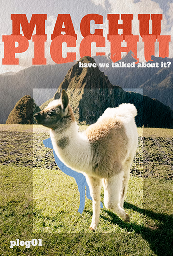 Machu Picchu poster